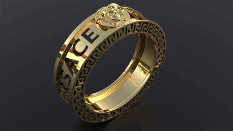 versace ring 3D model 3D printable 